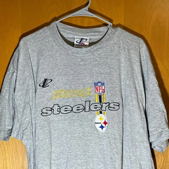 Vintage Pittsburgh Steelers Football NFL Logo Athletic T-Shirt Men's XL‎ - Picture 2 of 8